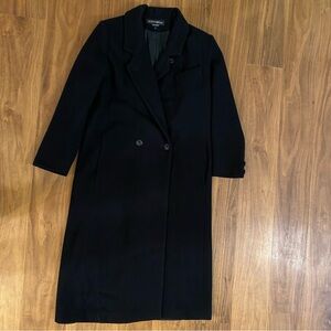 Donnybrook Black Long Wool Coat Size 6